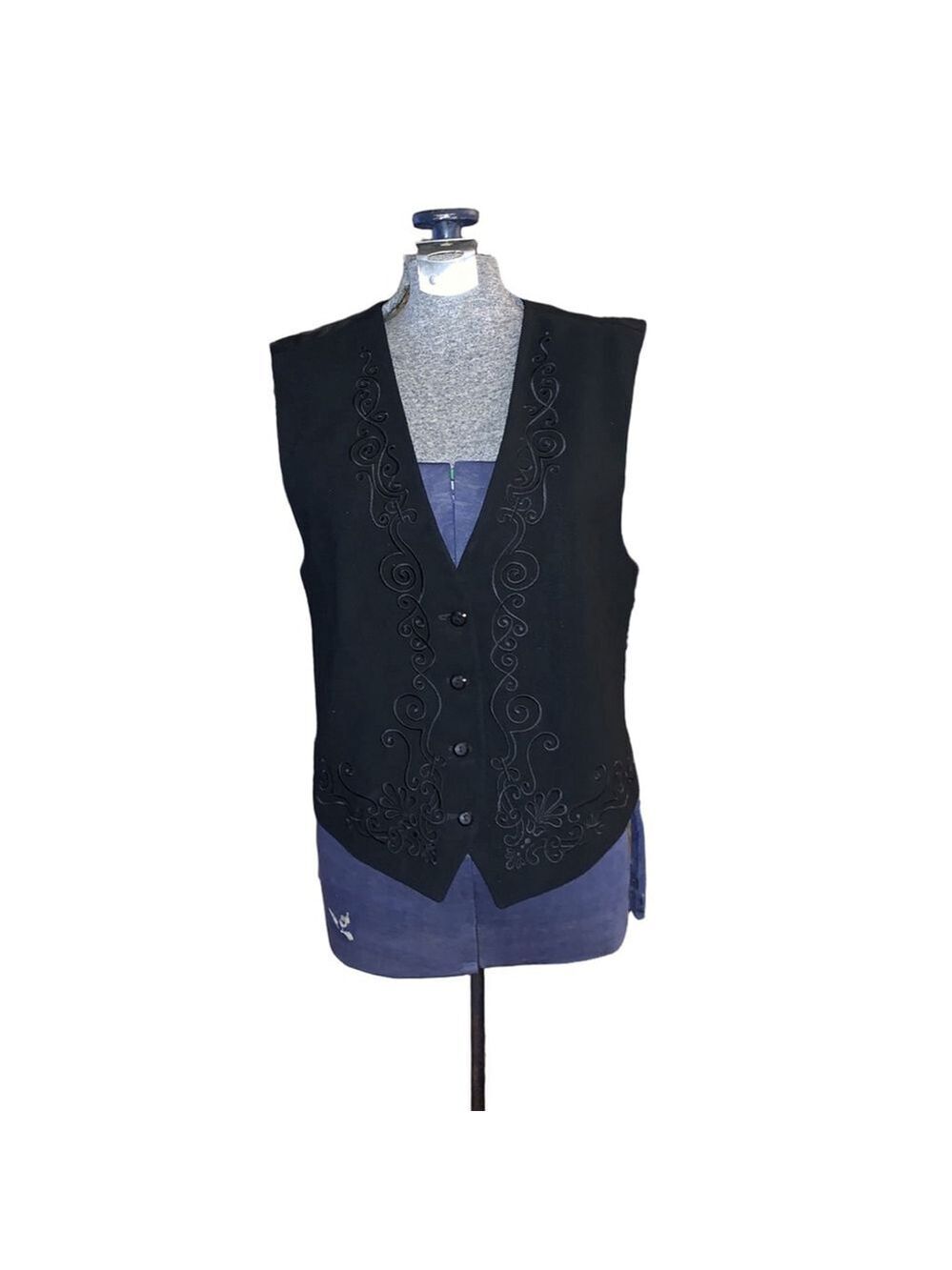 Women's Liz Claiborne Black Vest Size S